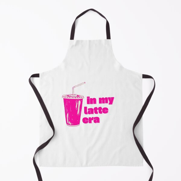 Item preview, "In my latte era" pink sticker designed and sold by drinkwaterandbehappy.