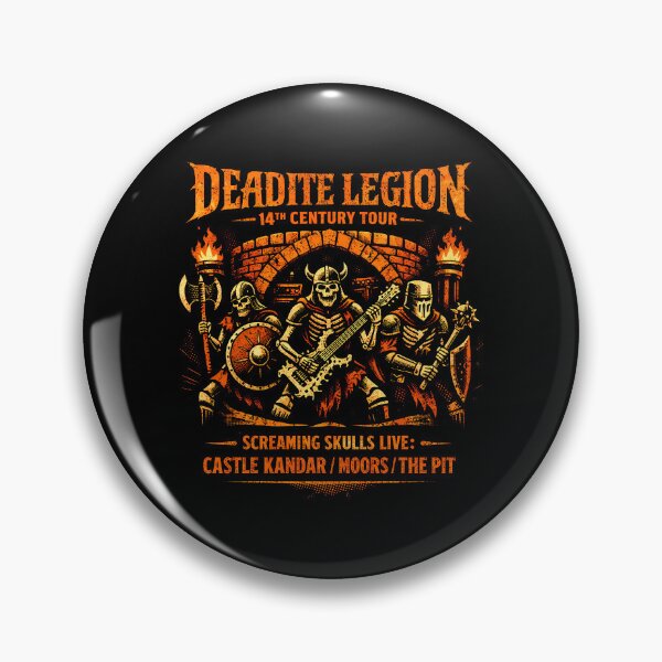 Item preview, Deadite Legion Screaming Skulls 14th Century Tour designed and sold by agearb.