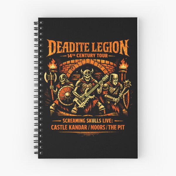 Item preview, Deadite Legion Screaming Skulls 14th Century Tour designed and sold by agearb.
