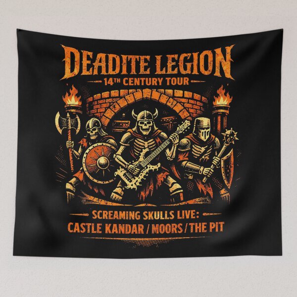 Item preview, Deadite Legion Screaming Skulls 14th Century Tour designed and sold by agearb.