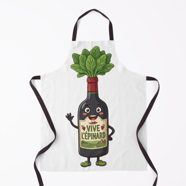 Item preview, Long Live Spinach - Wine & Bon Vivant Humor designed and sold by Zeste d'Esprit.