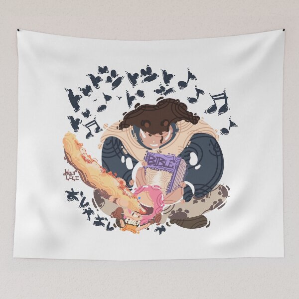 Item preview, Bartholomew Kuma Bonney Pizza Father Daughter One Piece designed and sold by Houlele_design.