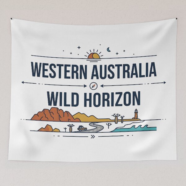 Item preview, australian design, western australia, australian landscape, western australiagram designed and sold by TrueArtVibes.