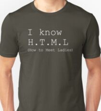 I know H.T.M.L Slim Fit T-Shirt