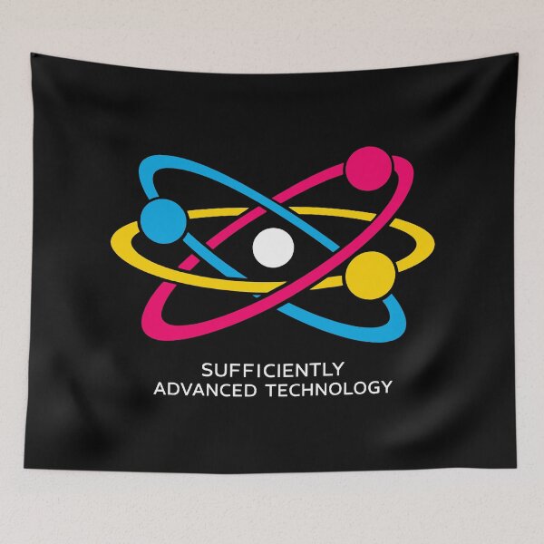 Item preview, Sufficiently Advanced Technology Science Atom Physics designed and sold by SplashTastic.