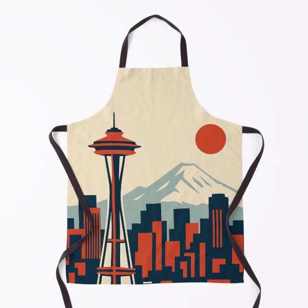 Item preview, Seattle Travel Poster designed and sold by rogue-design.