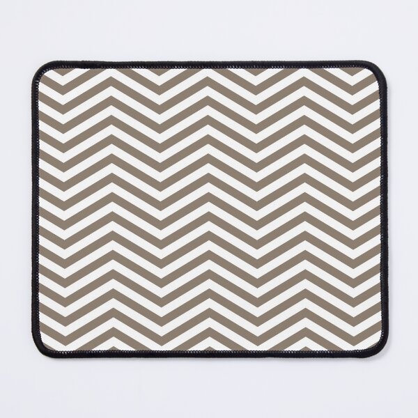 Item preview, White And Taupe Chevron Zigzag Pattern designed and sold by pattern-archive.