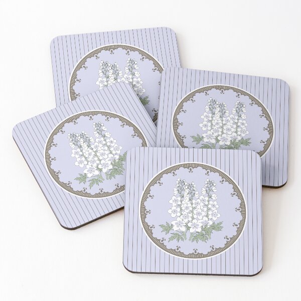 Item preview, Vintage Larkspur Delphinium – July Birth Flower designed and sold by storieslanguage.