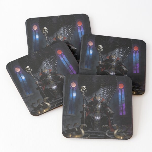 Item preview, Rex Veneni — Dark Sacred Cobra King Art designed and sold by GeoWhimsy Studio.