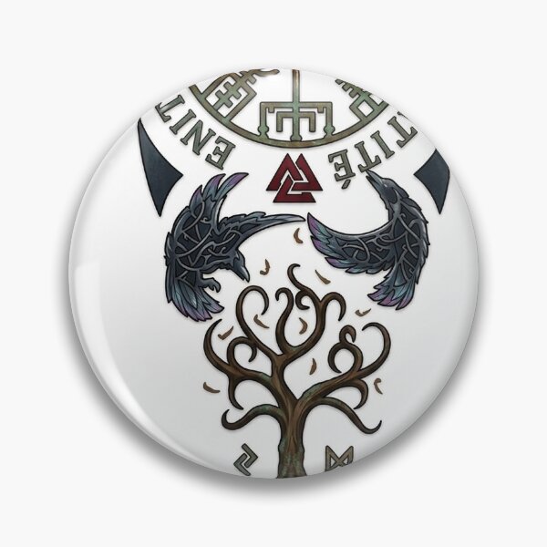 Item preview, Liberty, Equality, Fraternity - Nordic Compass and Ravens designed and sold by picpic2026.