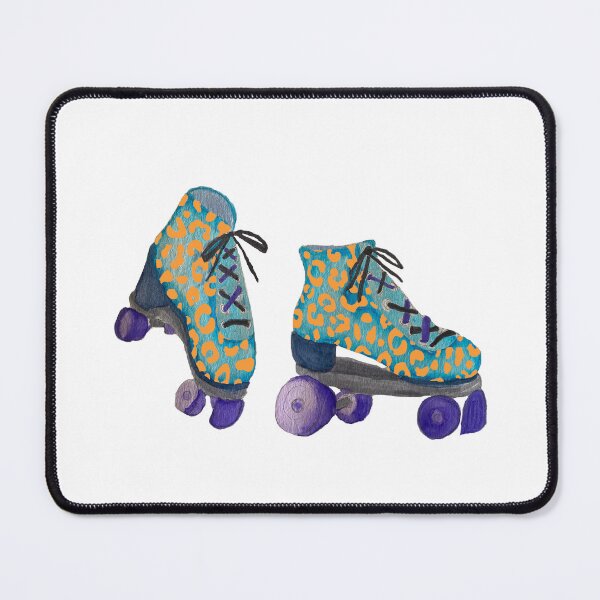 Item preview, Orange Cheetah Print Roller Skates designed and sold by jshuphotography.