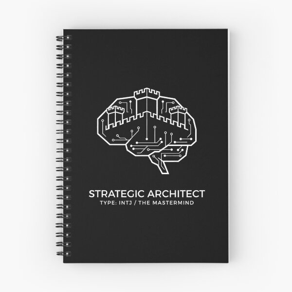 Item preview, Strategic Architect INTJ Mastermind Psychology Brain designed and sold by SplashTastic.