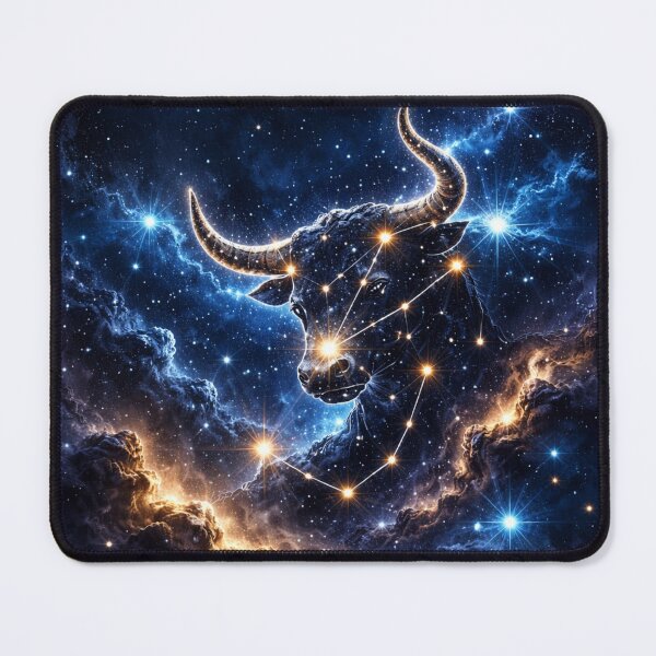 Item preview, Taurus Constellation Zodiac Design – Celestial Bull Star Art designed and sold by RolMerch.