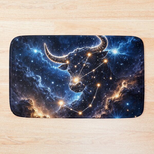 Item preview, Taurus Constellation Zodiac Design – Celestial Bull Star Art designed and sold by RolMerch.