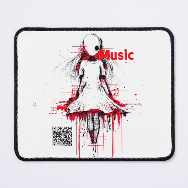 Item preview, qr code music designed and sold by ArtbyJustis.