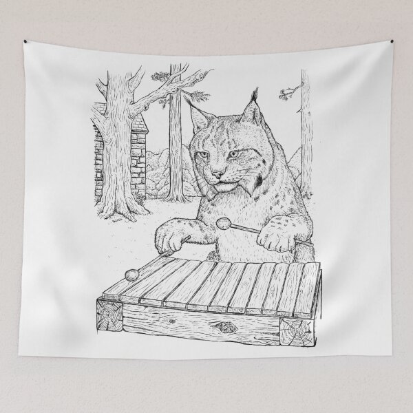 Item preview, The Lynx Virtuoso: A Xylophone Forest Concert designed and sold by wbhny.