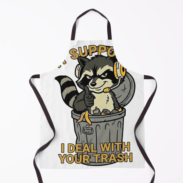 Item preview, IT Support Raccoon - I Deal With Your Trash designed and sold by DigitalGremlin.