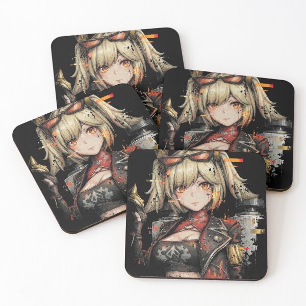 Item preview, Burnice ZZZ Dual Flamethrowers Red Eyes Leather Jacket Icon designed and sold by Senpaiwaves.