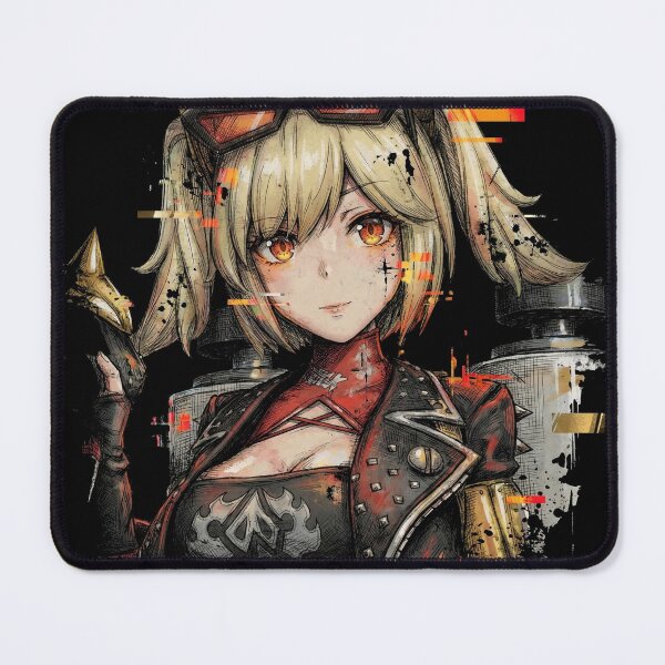 Item preview, Burnice ZZZ Dual Flamethrowers Red Eyes Leather Jacket Icon designed and sold by Senpaiwaves.