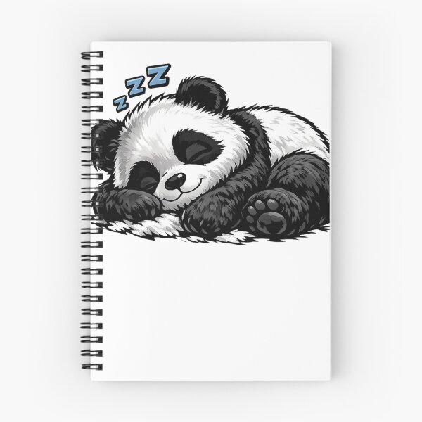 Item preview, Sleepy Panda Cute Funny designed and sold by ttuniques.