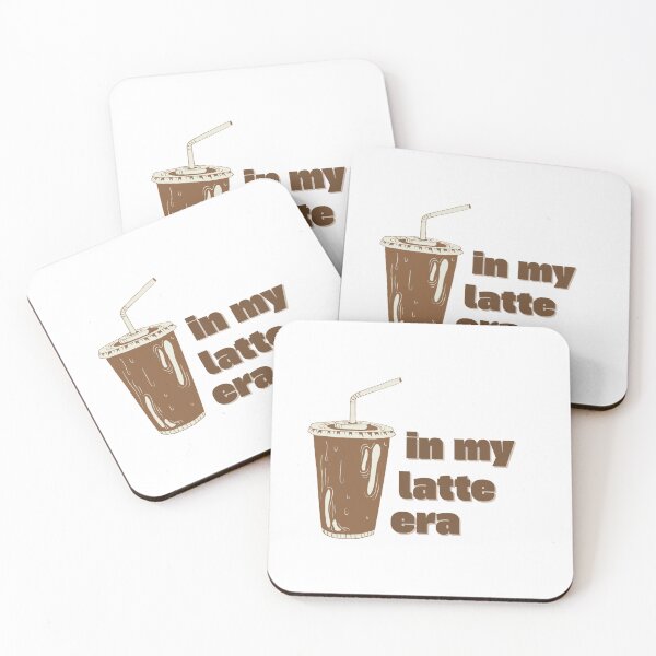 Item preview, "In my latte era" brown sticker designed and sold by drinkwaterandbehappy.