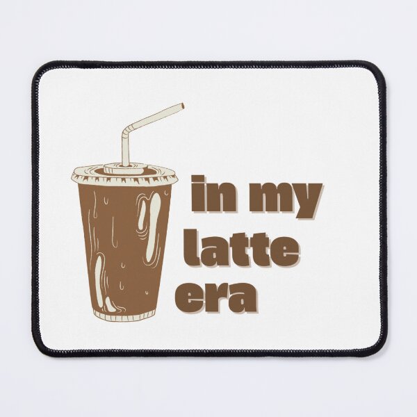 Item preview, "In my latte era" brown sticker designed and sold by drinkwaterandbehappy.