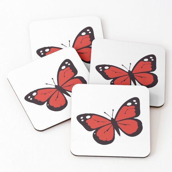Item preview, Butterfly red sticker designed and sold by DKunic.