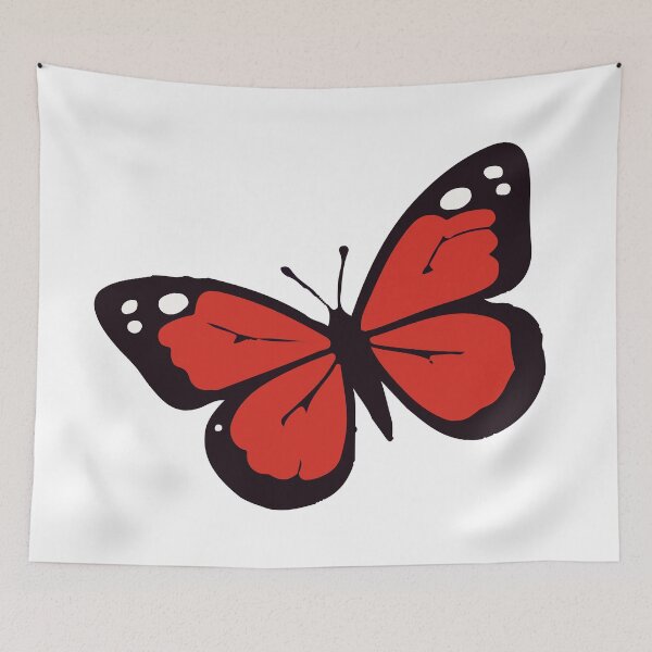 Item preview, Butterfly red sticker designed and sold by DKunic.