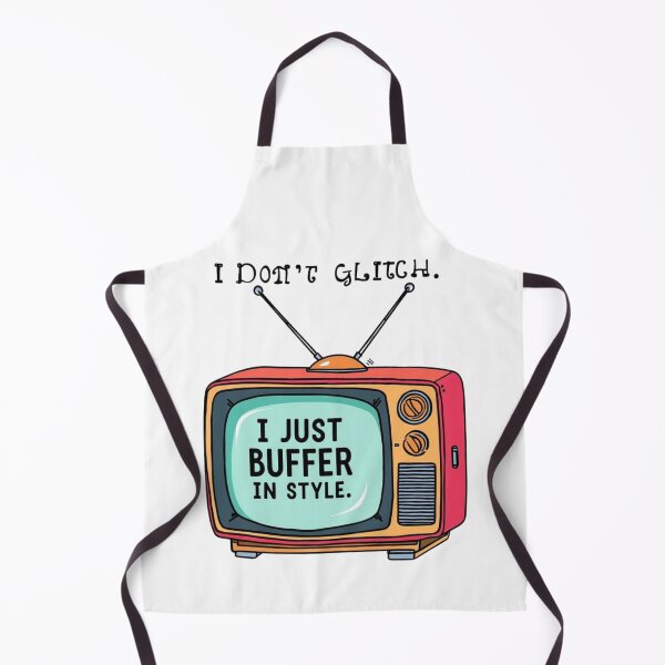 Item preview, Retro Classic TV Design – Fun Vintage Style- I Don’t Glitch Design designed and sold by StylePrynt.