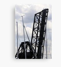 Old Bascule Bridge Port Huron Canvas Print