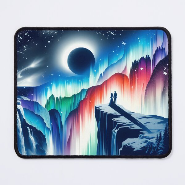 Item preview, Aurora Borealis and Eclipse, Ai Generated Art designed and sold by ACC .
