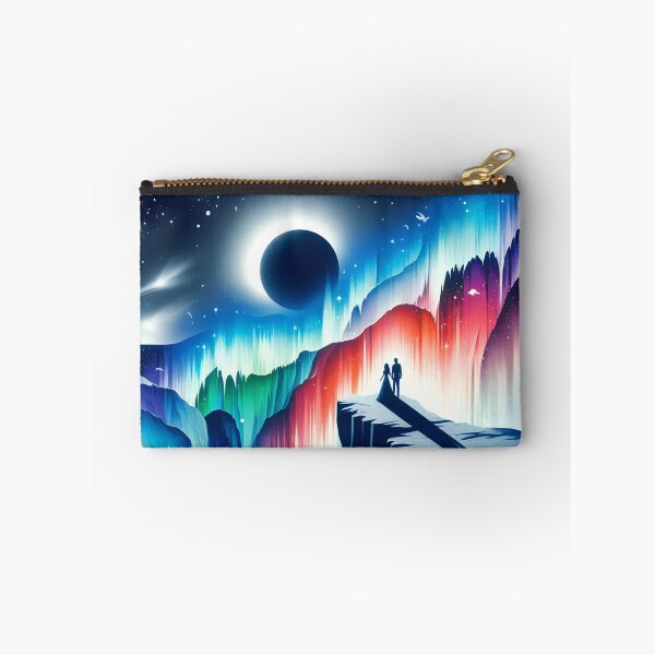 Item preview, Aurora Borealis and Eclipse, Ai Generated Art   designed and sold by ACC .