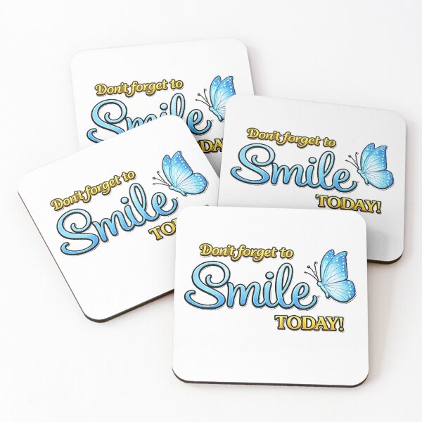 Item preview, Smile Today Butterfly Positive Quote Design designed and sold by Gezonde-Voeding.