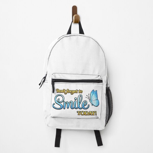 Item preview, Smile Today Butterfly Positive Quote Design designed and sold by Gezonde-Voeding.