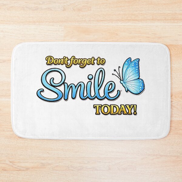Item preview, Smile Today Butterfly Positive Quote Design designed and sold by Gezonde-Voeding.
