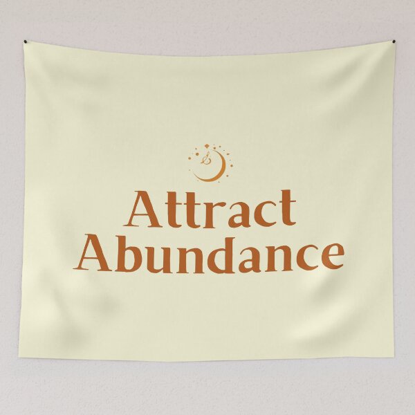 Item preview, Manifest Design | Attraction Abundance Quote | Spiritual Aesthetic designed and sold by CosmicQuietLab.