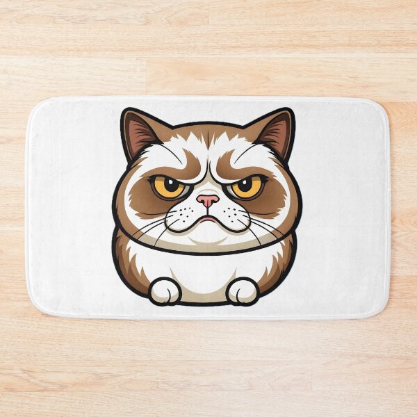 Item preview, Funny Grumpy Cat Cartoon Meme - 5 designed and sold by RELAX STATION.