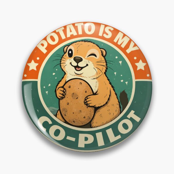 Item preview, Potato is my co-pilot designed and sold by LovallBubble.