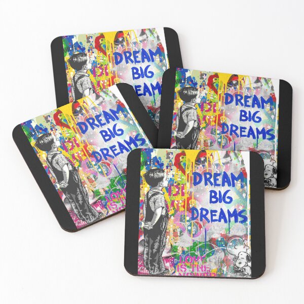 Item preview, Banksy Dream Big Dreams Pop Art  designed and sold by SharpWallArts.