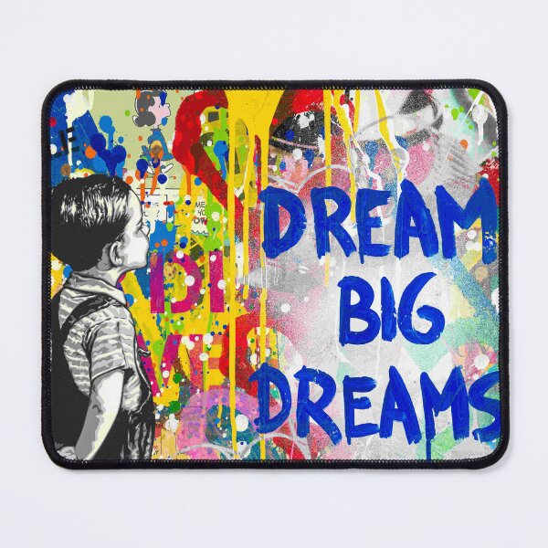Item preview, Banksy Dream Big Dreams Pop Art  designed and sold by SharpWallArts.