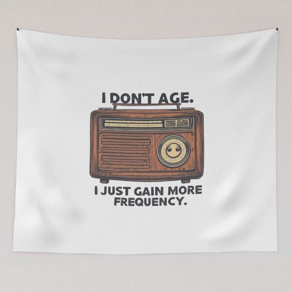 Item preview, Retro Radio Design -Gain More Frequency designed and sold by StylePrynt.