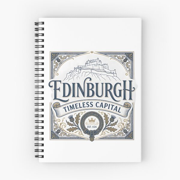 Item preview, edinburgh, scotland, edinburgh skyline, edinburgh castle, scottish design designed and sold by TrueArtVibes.