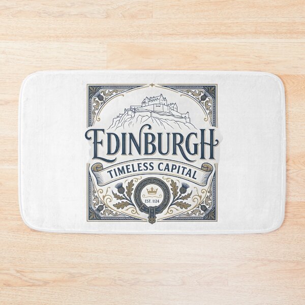 Item preview, edinburgh, scotland, edinburgh skyline, edinburgh castle, scottish design designed and sold by TrueArtVibes.