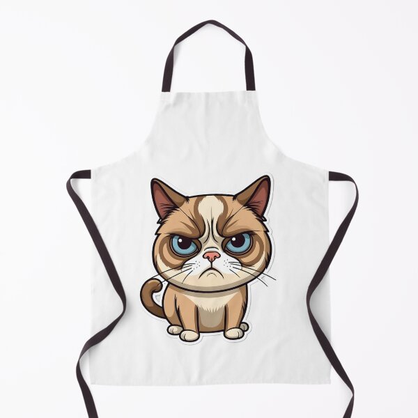 Item preview, Funny Grumpy Cat Cartoon Meme - 4 designed and sold by RELAX STATION.