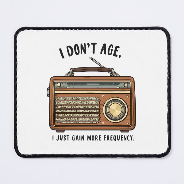Item preview, Vintage Radio – Retro Frequency Humor designed and sold by StylePrynt.