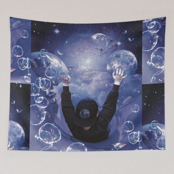 Item preview, Waking up inner child - blue designed and sold by mgro-art.