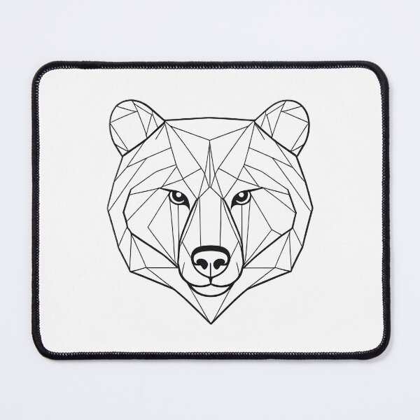Item preview, Minimalist Bear Line Art – Modern Symmetrical Wildlife Illustration - 3 designed and sold by RELAX STATION.