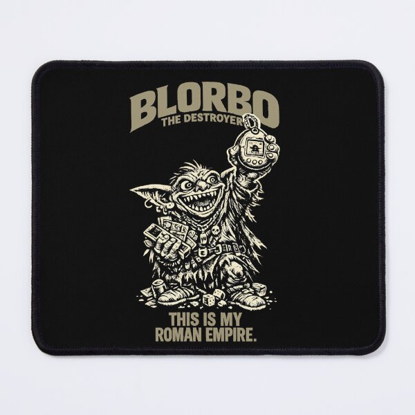 Item preview, Blorbo the Destroyer Goblin - This Is My Roman Empire Special Interest Tamagotchi - Underground Comix Style Chaotic Gremlin Art by Vivaan Studio designed and sold by Vivaan Studio.