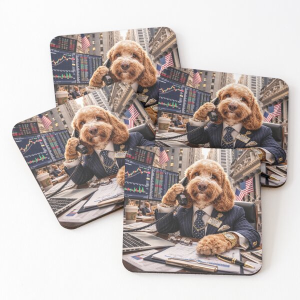 Item preview, Cockapoo Stockbroker on Wall Street designed and sold by Paul Thompson Photography.
