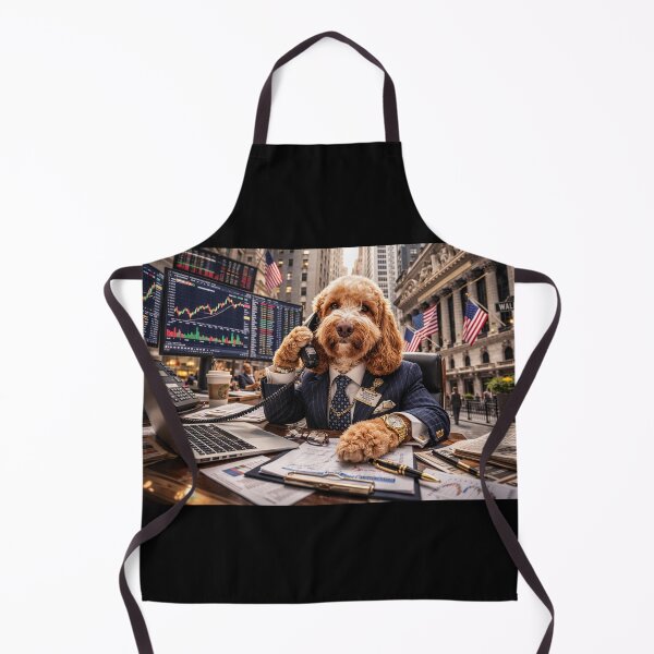 Item preview, Cockapoo Stockbroker on Wall Street designed and sold by Paul Thompson Photography.